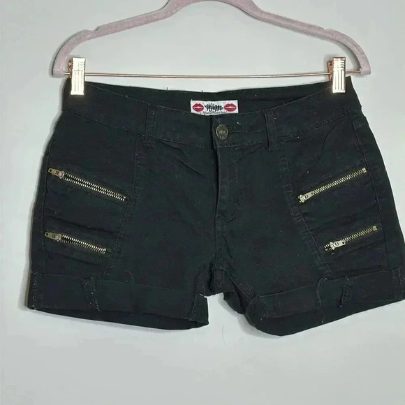 WAM Black Juniors Shorts - Picture 1 of 7